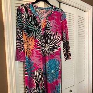 Multi colored floral dress